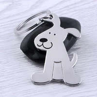 metal keychain glossy dog keychain glossy cat keychain personalized pet dog gift key accessories high quality creative keychain