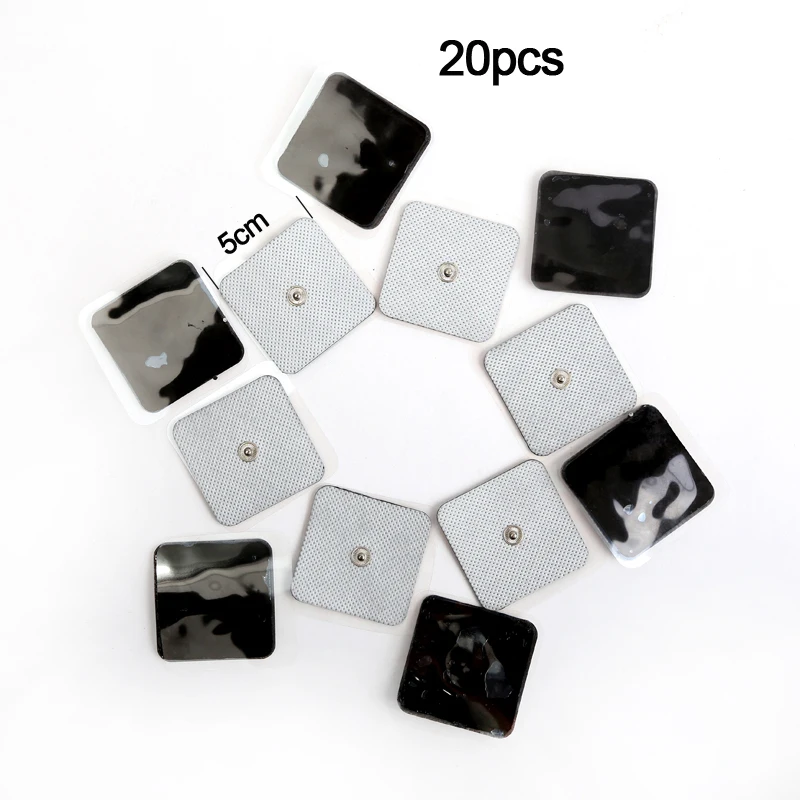 20 штук экстравагантная электродные подушечки Стикеры кнопки электрода для