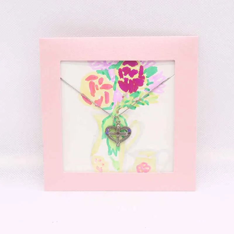 2019 Новый дизайн 1 шт. 12 5*12 5 см 300GSM DIY коробки для упаковки ювелирных изделий с