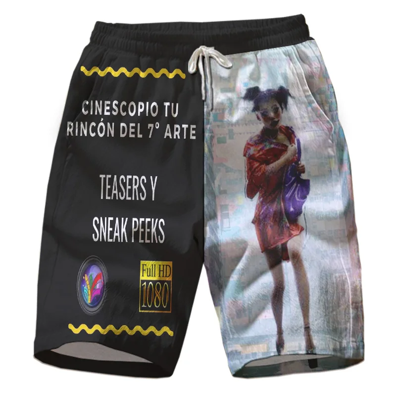 

2019 Summer Fashion Hiphop New Style Pattern Custom Man Shorts