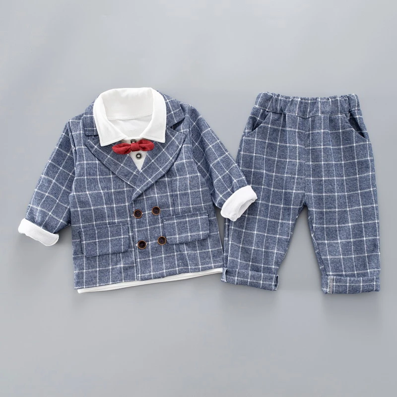 Комплект одежды для маленьких мальчиков хлопковая Свадебная куртка