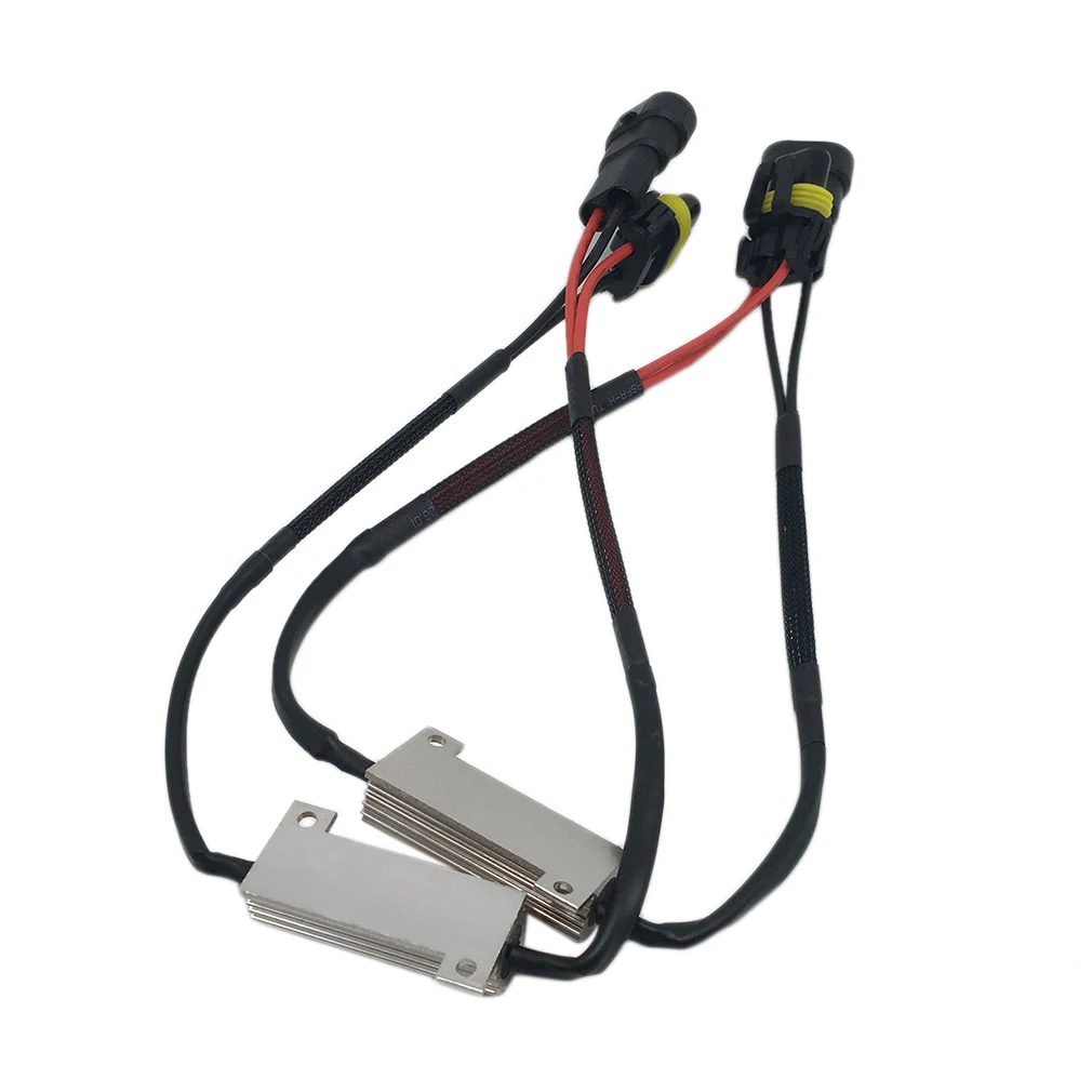 

New 4pcs LED fog lamps resistance LED fog lamps decoder 9005/9006/HB3/HB4 resistance line LED fog lamps decoding resistance