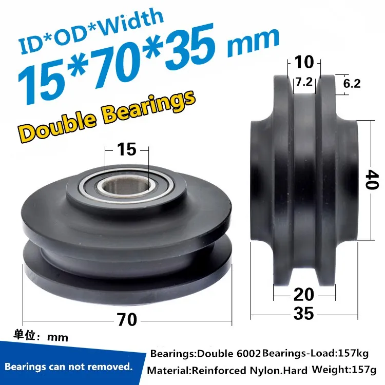 

Wheel Sliding Door Sliding Door Pulley for American Barn Door Crane Track Wheel Sliding Barn Door Wheel Closet Hardware Roller