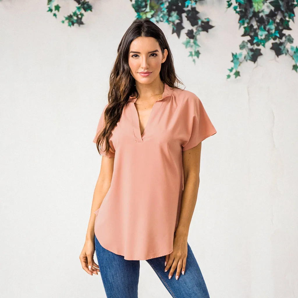 

Chiffon Blouses Women Summer Shirts Short Sleeve Vintage Blouses Casual Office Ladies 2021 Women Tops And Bloues Blusas Mujer