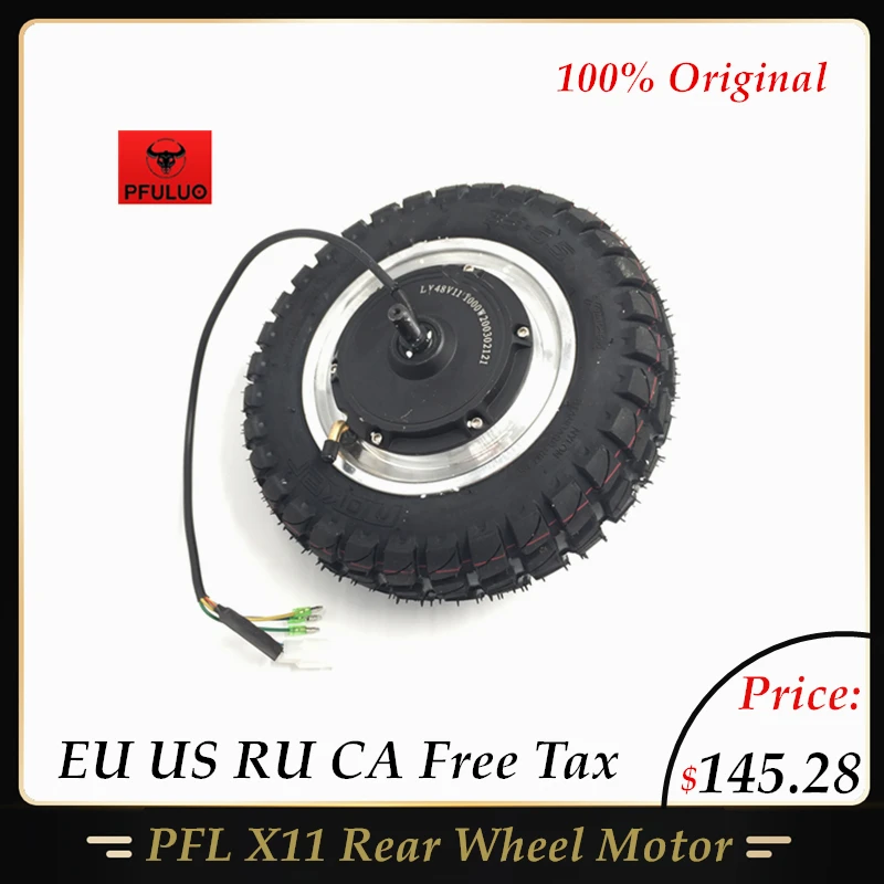 

Оригинальный двигатель заднего колеса для PFULUO X 11 Smart Electric KickScooter, складной скейтборд 1000 Вт, мотор, заднее колесо, запчасти для двигателя