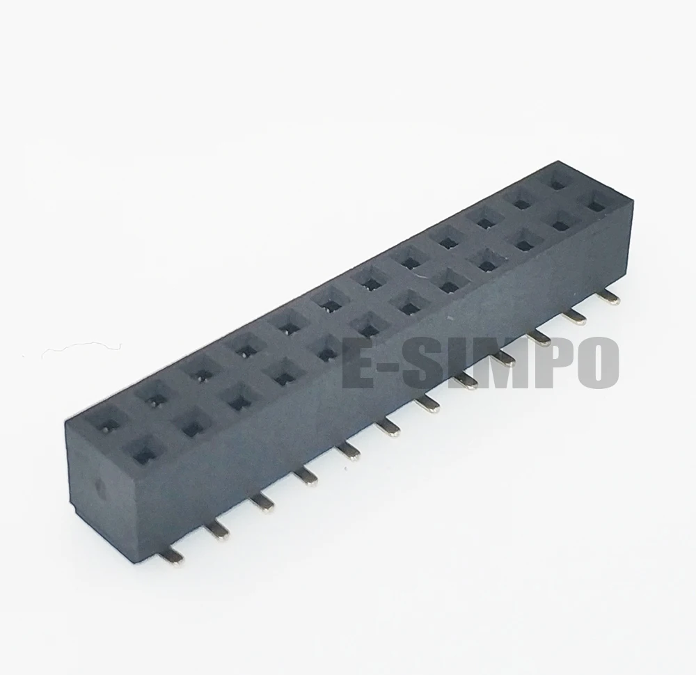 50 шт. 2 54 мм SMT PH5 двойной женский заголовок SMD пластиковая Высота 5 2X5P 2X8P 2X9P 2X12P