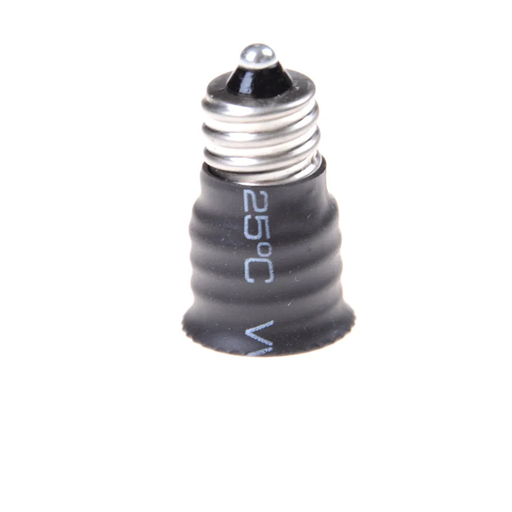 

1Pcs E12 to E14 Black lamp Holder Converter Socket Conversion light Bulb Base type Adapter