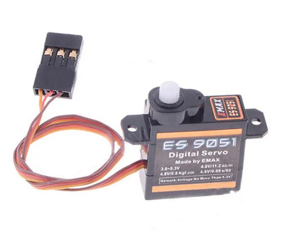 4 шт./лот EMAX ES9051 ES9251 1g/3 6g цифровой сервопривод пластиковая Шестерня 3DF3P самолет