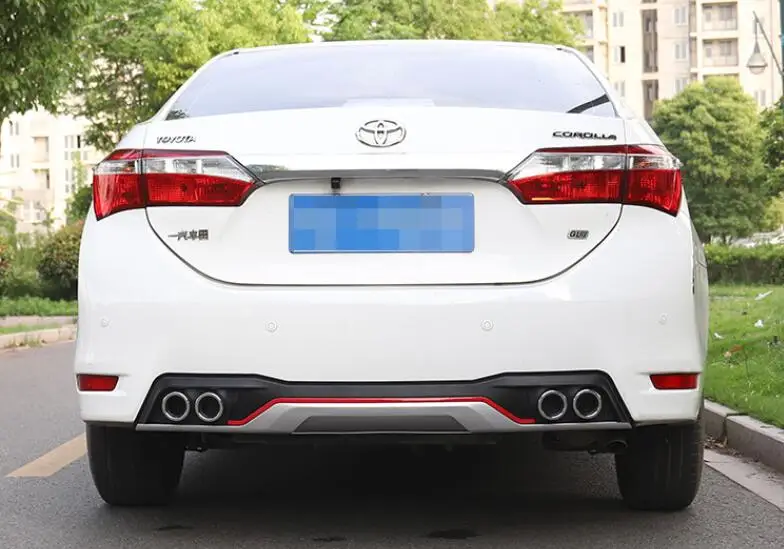 Для Corolla Body kit спойлер 2016 2018 для Toyota ABS задний передний бампер диффузор защитные