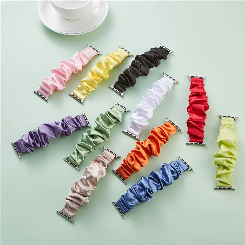 Ремешок резиновый для Apple Watch Series 8 7 6 SE 5 4 Band уникальный эластичный браслет iwatch 45 мм