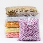 Круглые акриловые бусины без отверстий, искусственный жемчуг 3468 мм, насыпью, для украшения головных уборов, обуви, сумок, отделки сделай сам, ювелирные изделия