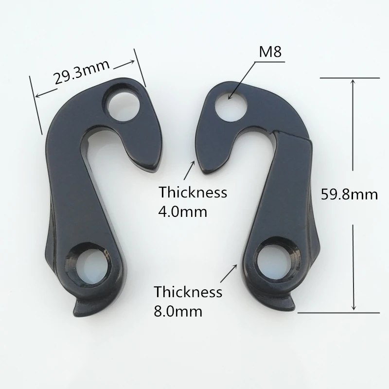 

2pc Bicycle gear rear derailleur hanger dropout For trek #301608 TREK Transport TREK 2014 Hybrid Dual sport bicycle carbon frame