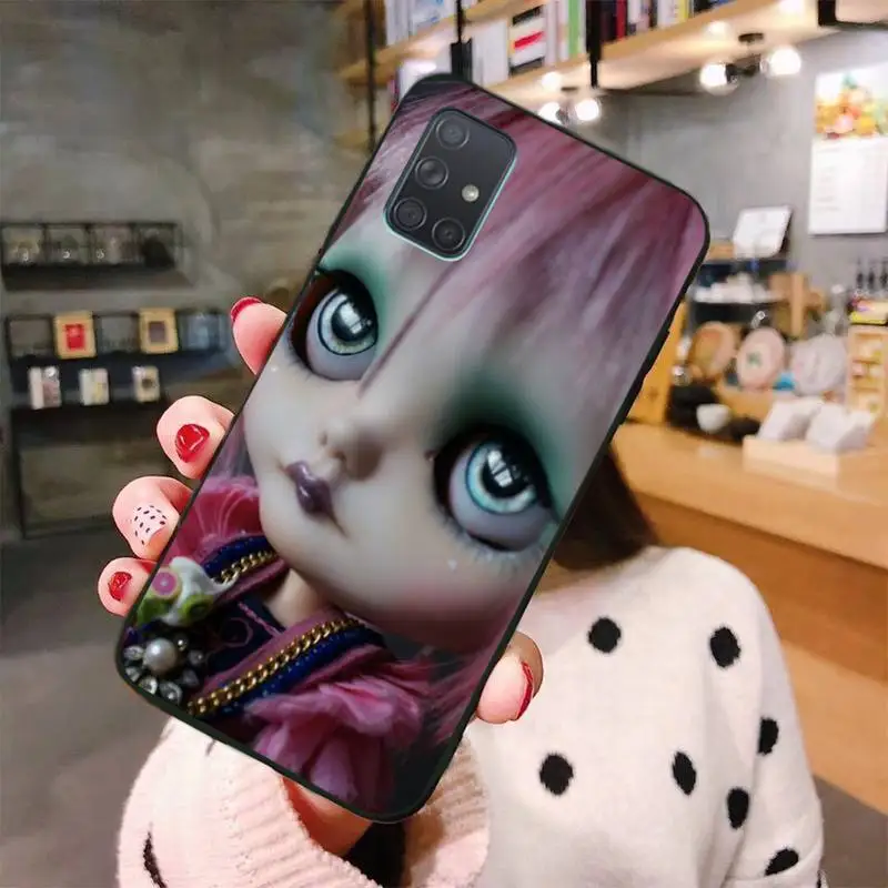 

NBDRUICAI Cute Rogue Dolls picara Blythe Phone Case For Samsung Galaxy A01 A11 A31 A81 A10 A20 A30 A40 A50 A70 A80 A71 A91 A51