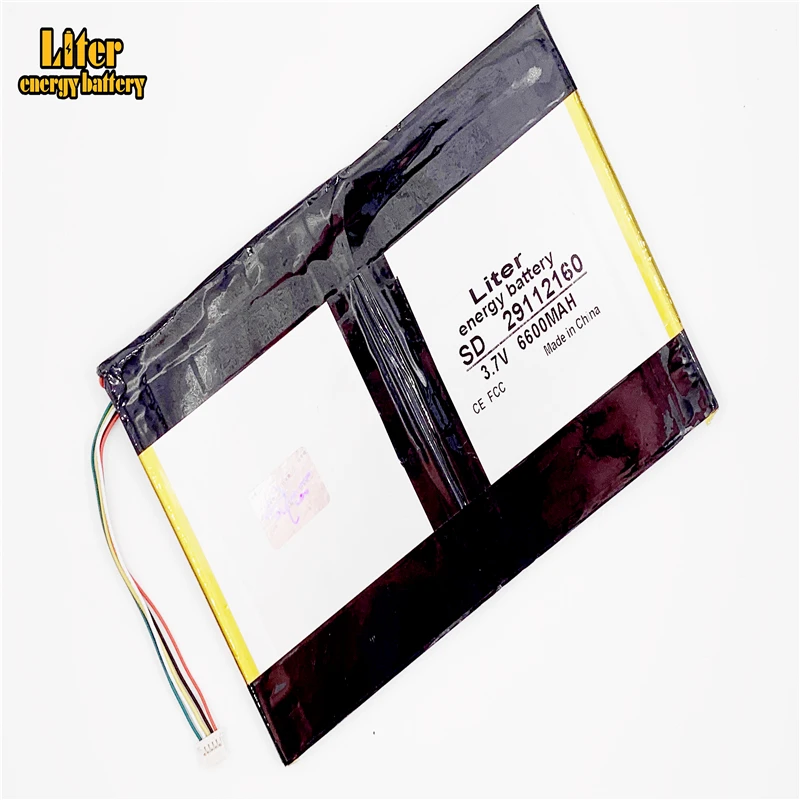 Универсальный литий ионный аккумулятор для планшетных ПК 5 нитей емкость