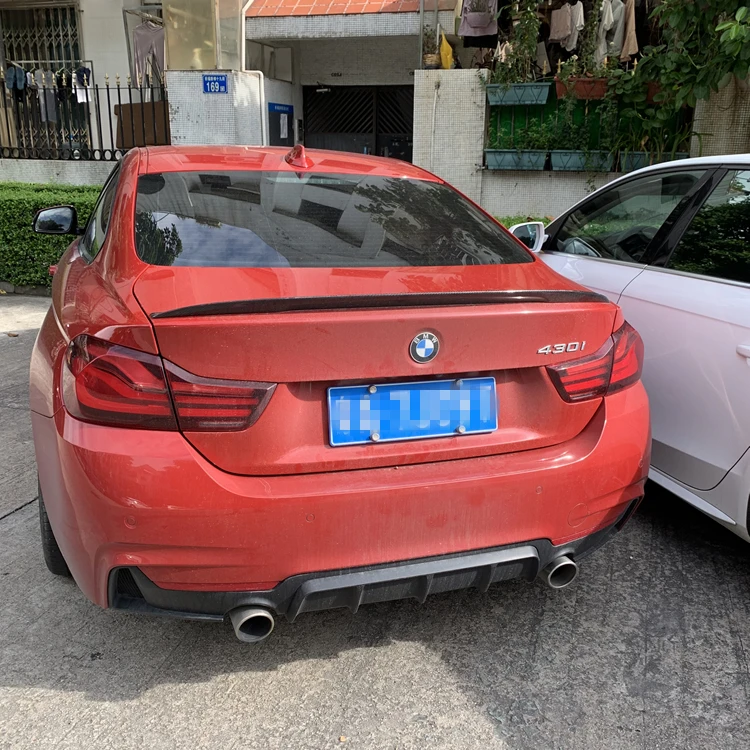 Спойлер для BMW F36 2014-2018 420i 428i 435i 440 NTk спойлер из АБС-пластика цвет заднего крыла