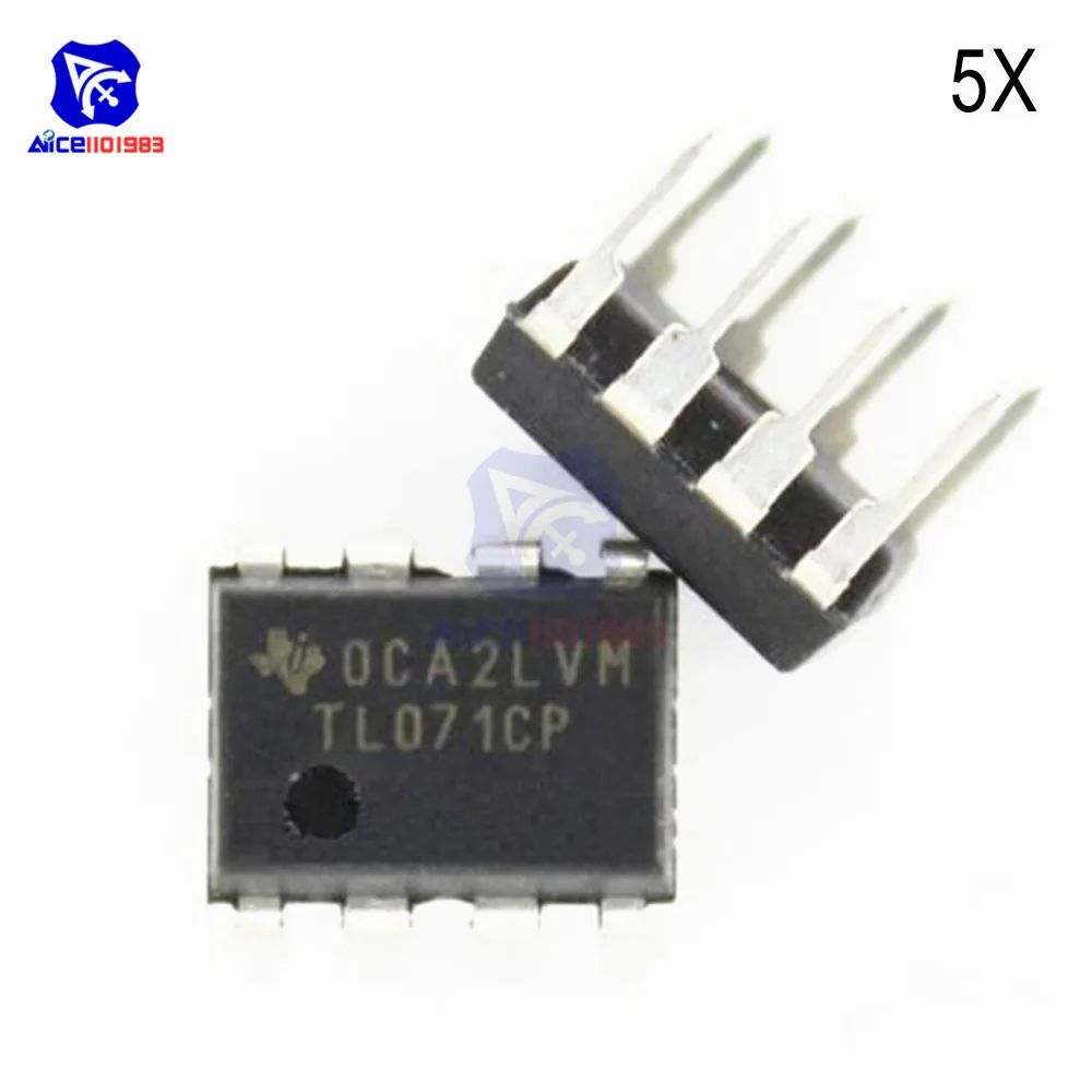 5 шт./лот IC чипы TL071CP TL071 071 DIP-8 малошумный JFET операционный усилитель интегральная схема