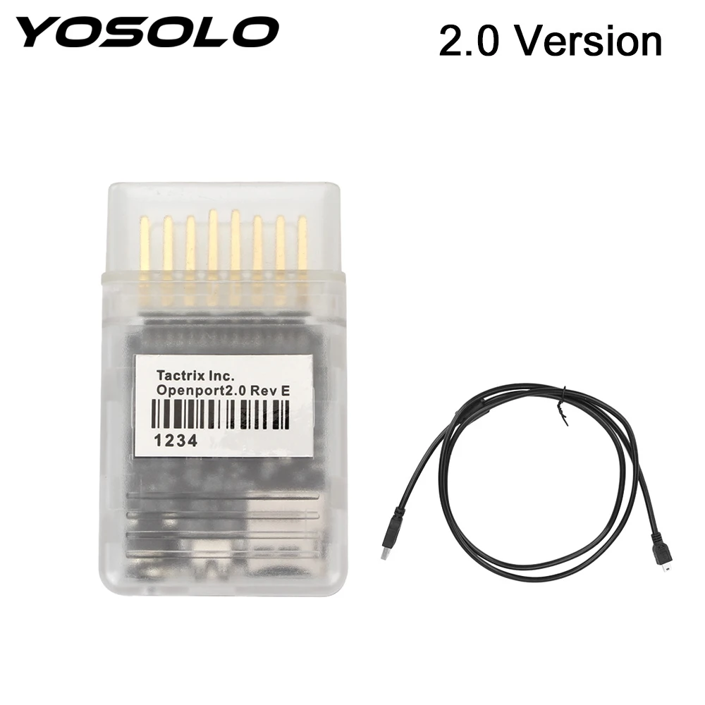 YOSOLO For Toyota Mitsubishi Subaru Tactrix Openport 2.0 ECU Chip Tuning Tool FLASH Car Diagnostic OBD2 OBDII Connector | Автомобили и
