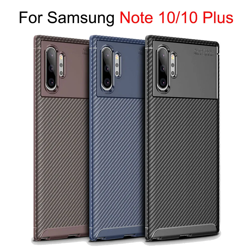 Чехол для телефона samsung note 10 plus, чехол etui, защитные аксессуары для galaxy note10 10 plus, не 10, coque bag, мягкий силиконовый чехол из ТПУ
