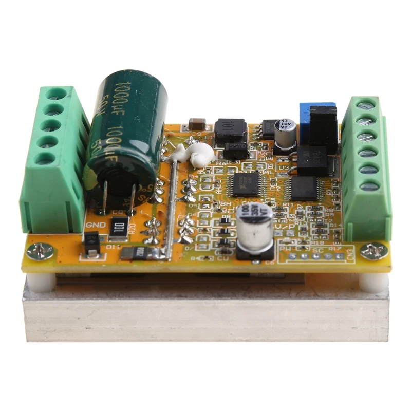 

380W 3 Phases Brushless Motor Controller Board(No/Without Hall Sensor) BLDC PWM PLC Driver Board DC 6.5-50V