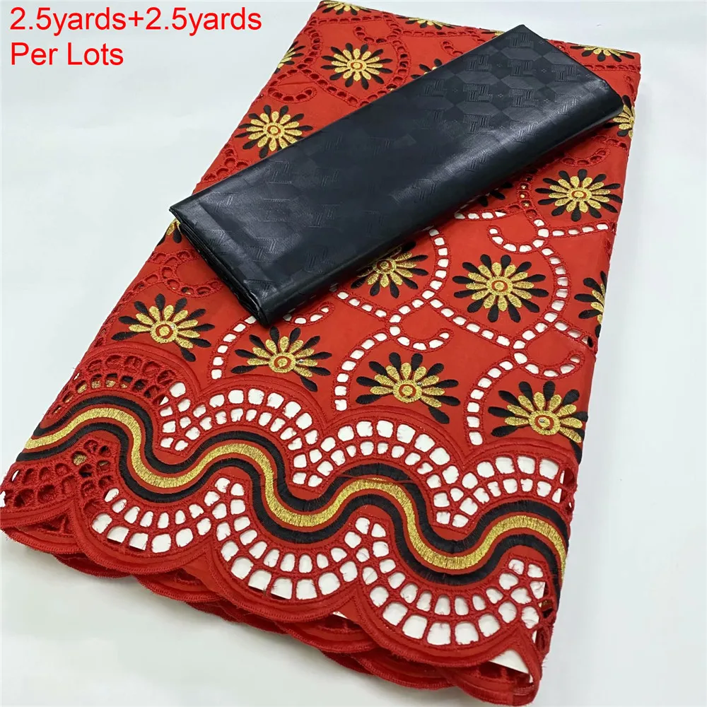 

Bazin Riche Fabric Perfume Damask Material Embroidered Punch Holes 100% Cotton Fabric Swiss Voile Lace In Switzrland S837