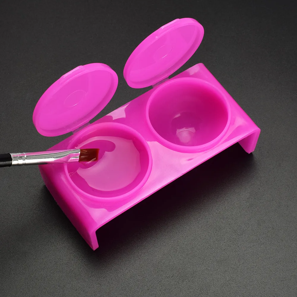 Портативная розовая пластиковая пара двойных открытых пластиковых ручек для