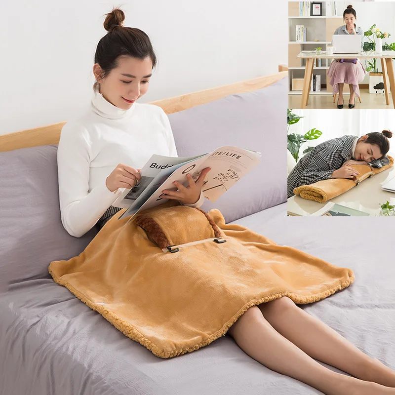 Фланелевое Одеяло для разогревания ног одеяло шаль обеда электрическое 60*80 см