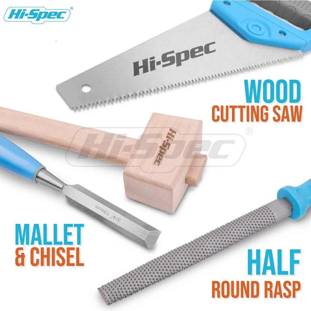 Hi Spec 25 шт. настоящий детский набор инструментов коробка для хранения DIY ручной