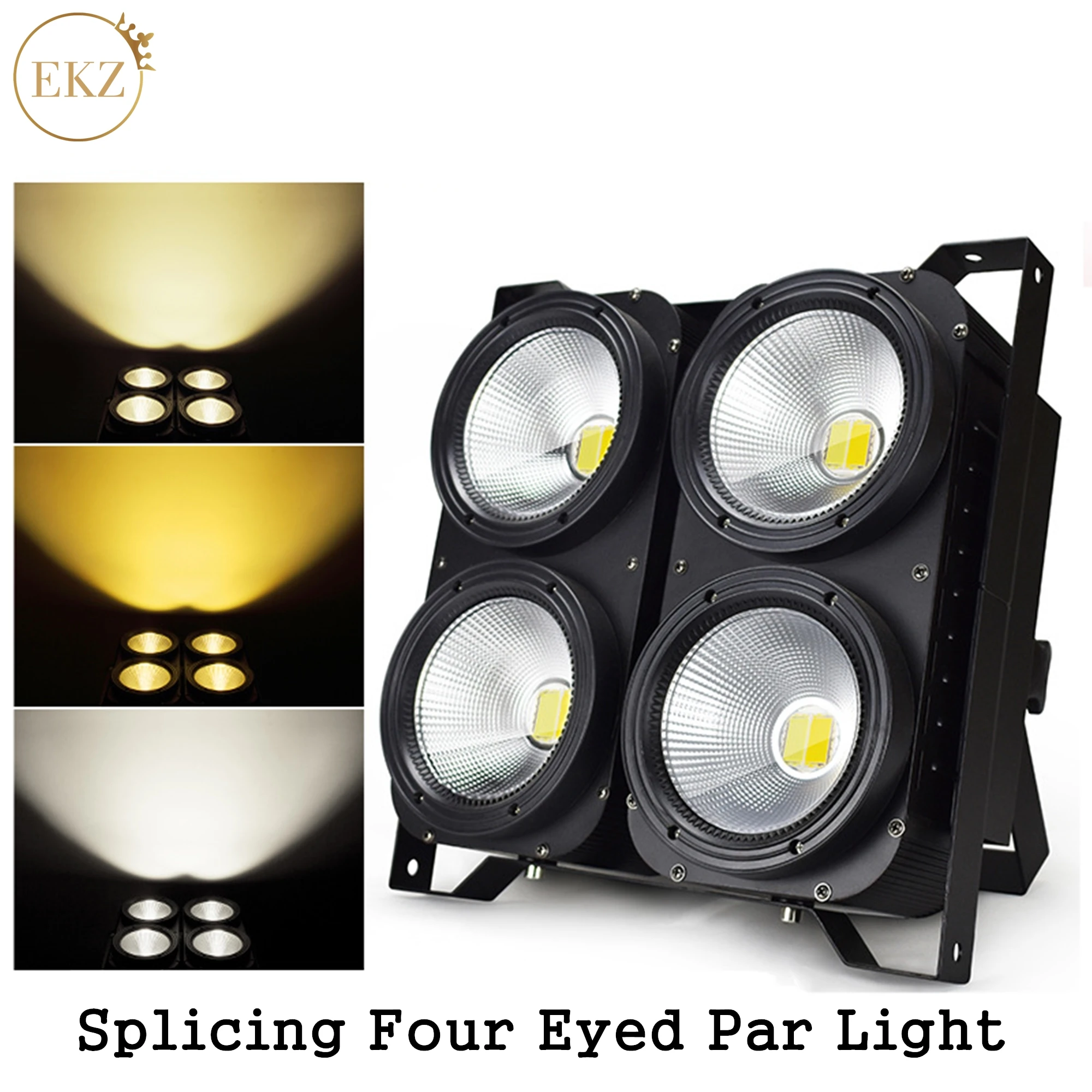 

High Quality 400W COB Combination 4x100W 2In1 Led Blinder Light Warm White Cool White Audience Stage Studio Lamp DJ Show Floor
