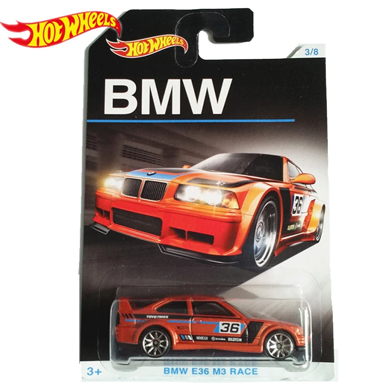 Оригинальный спортивный автомобиль Hot Wheels BMW M3 GT2 Z4M M1 Коллекционная серия литой