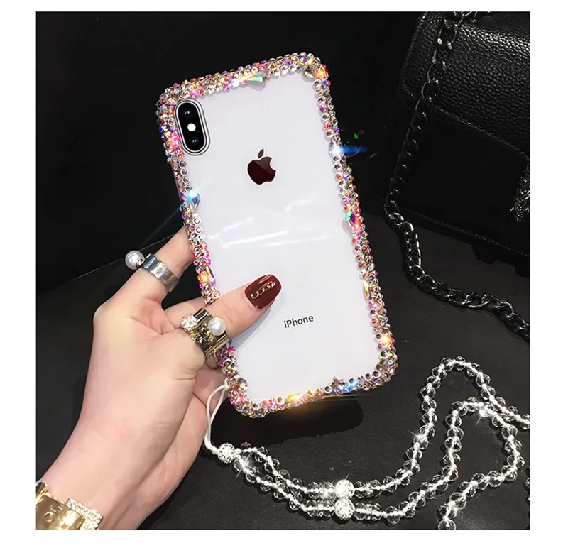Phone Case Bling Crystal Diamond Rhinestone 3D Stones Soft Back Cover For HuaweiP8 P9 P10 P20 P30 PLUS LiTE Mate10 20 30Pro Lite |