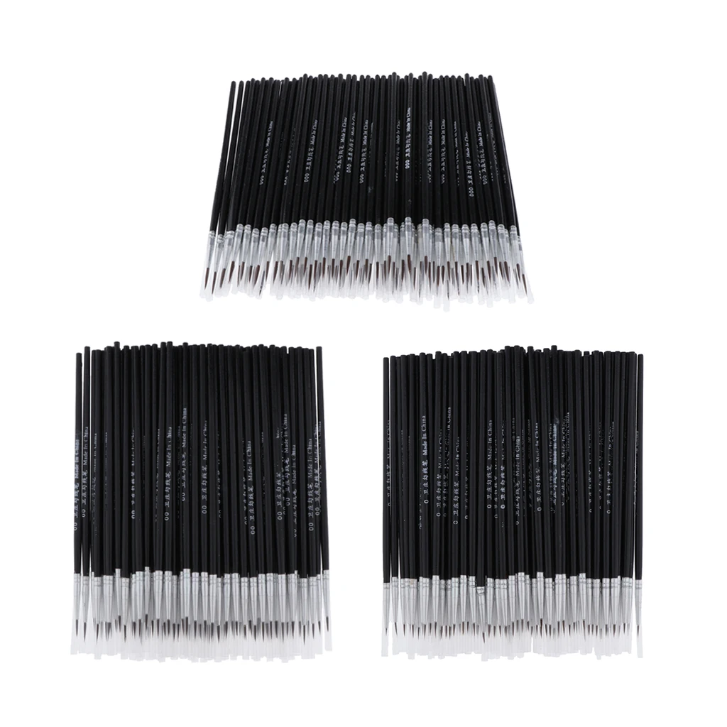 

100Pcs Paintbrushes, Detail Fine Paint Brushes Micro Paintbrush Painting Set,