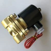 1 12inch 2w series normally closed electric water air oil gas brass solenoid valve