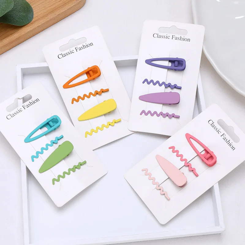 

Handmade Cute Hair Clips Pin for Women Fashion Geometric Flower Barrettes Headwear Girls Sweet Hairpins Hair Accessorie