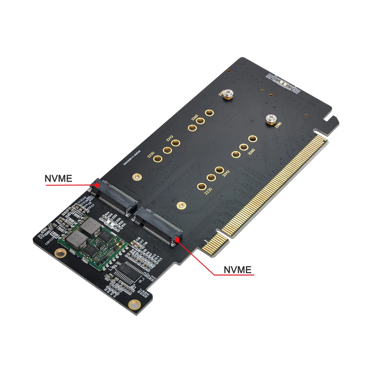 Chenyang 4X NVME M.2 AHCI к PCIE Express 3 0 Gen3 X16 Raid Card VROC Raid0 Hyper Adapter | Компьютеры и офис