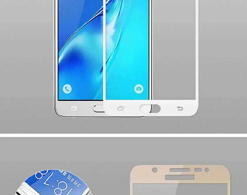 9D защитное стекло на samsung galaxy S7 A3 A5 A7 J3 J5 J7 закаленное защитное стекло для экрана 9H защитная пленка