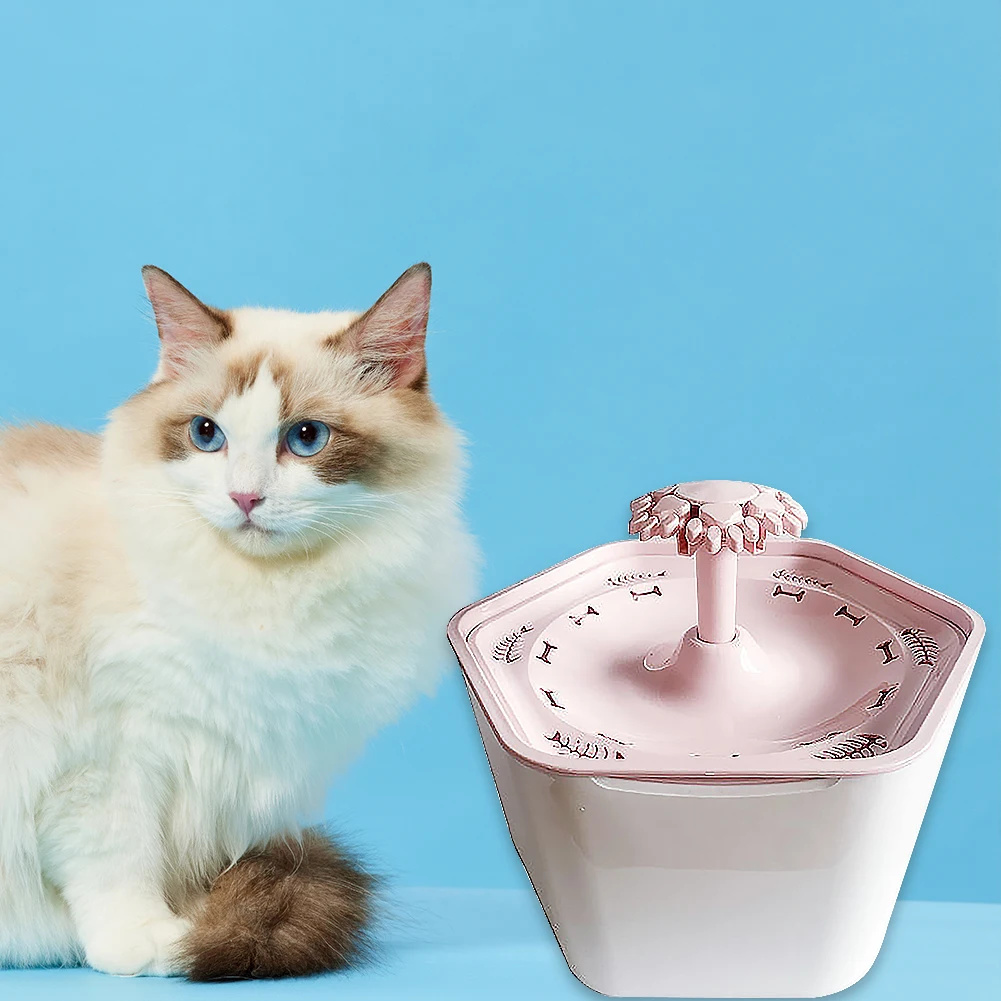 2.6L Cat Drinking Fountain Automatic Water Dispenser Electric Circulating Waterer Pet | Дом и сад
