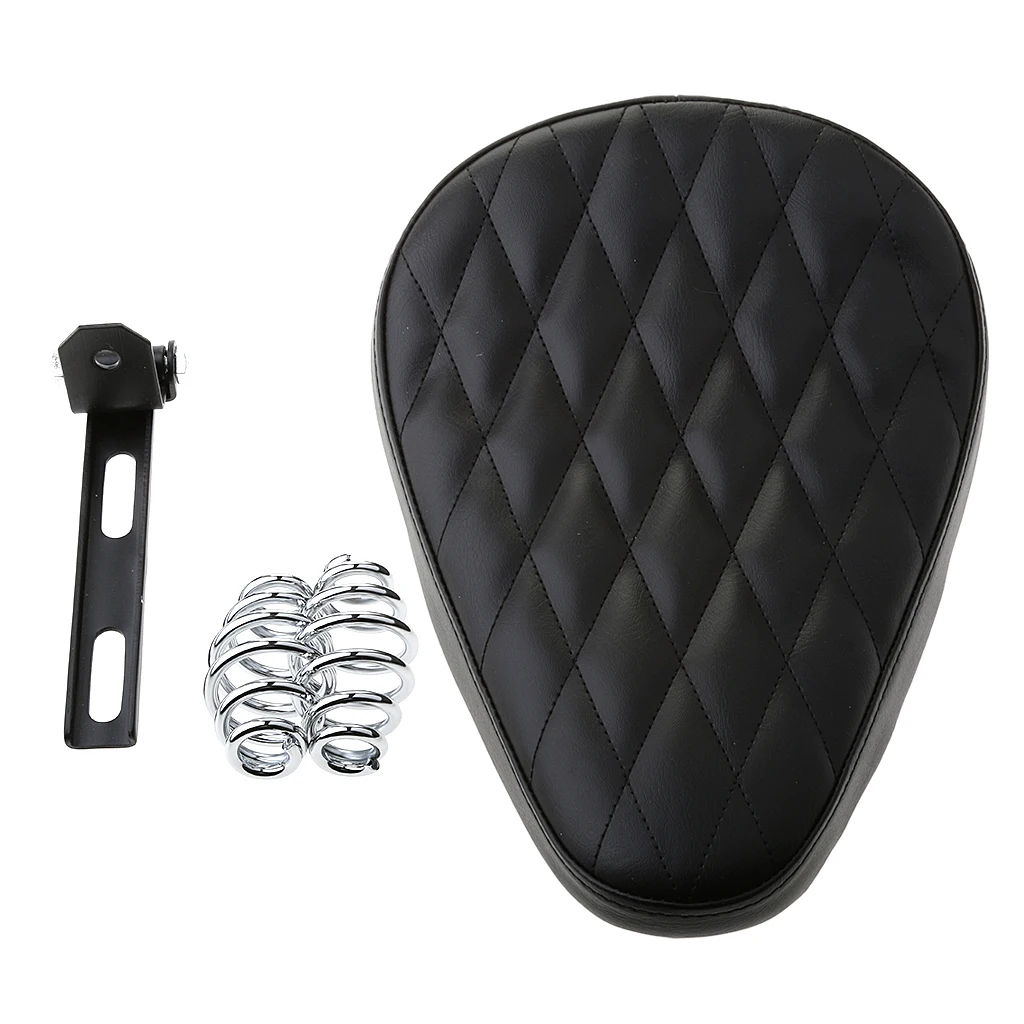 Мотоцикл 3 'пружинный SOLO Tuck &amp Roll Seat для Chopper Bobber Custom|Чехлы на сиденья| |