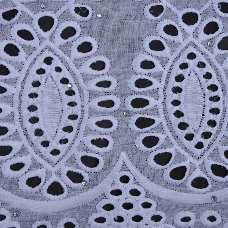 New Arrivals Pure White Dubai Lace African Nigerian Dry Eyelet Swiss Voile In Switzerland Healthy Skin Everyone A1721 | Дом и сад