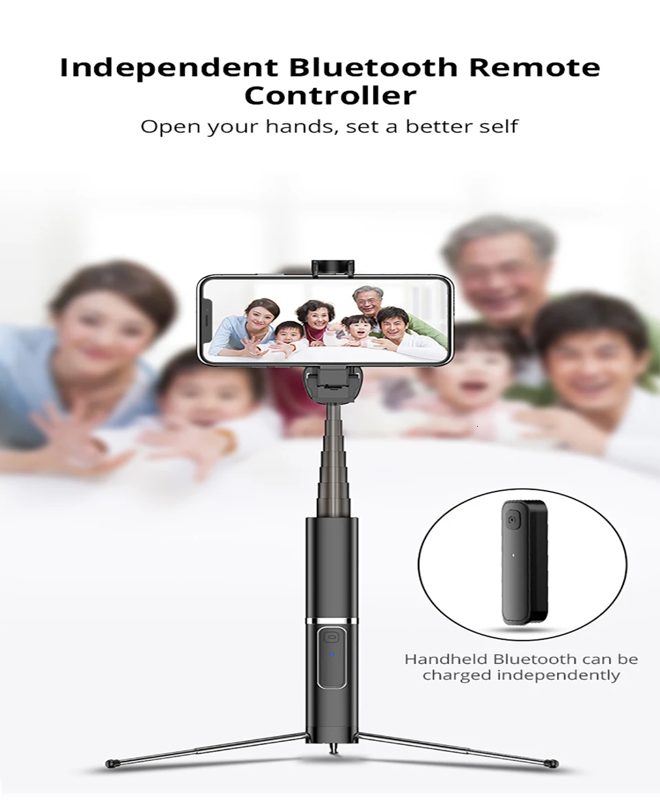 Портативный блогер Bluetooth селфи палка Штатив для смартфона huawei Af15 Xiaomi Mi 9 Iphone S5 6 7 7plus 8 8s X Xs Xr