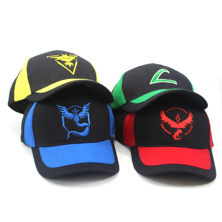 Аниме Покемон Go шляпа золы Модная Спортивная Кепка &quotПокемоны&quot с изображением