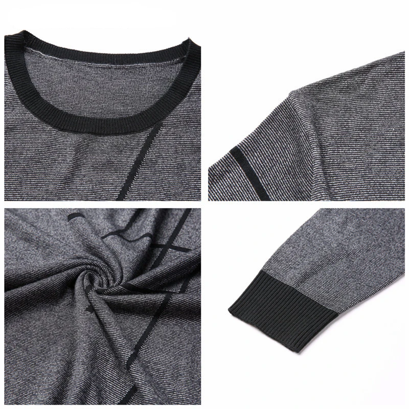 

Sweater Men Casual Striped O-Neck Pullover Men Clothes 2018 Autumn New Arrivals Pull Homme Plus Size Thin Sweaters J876