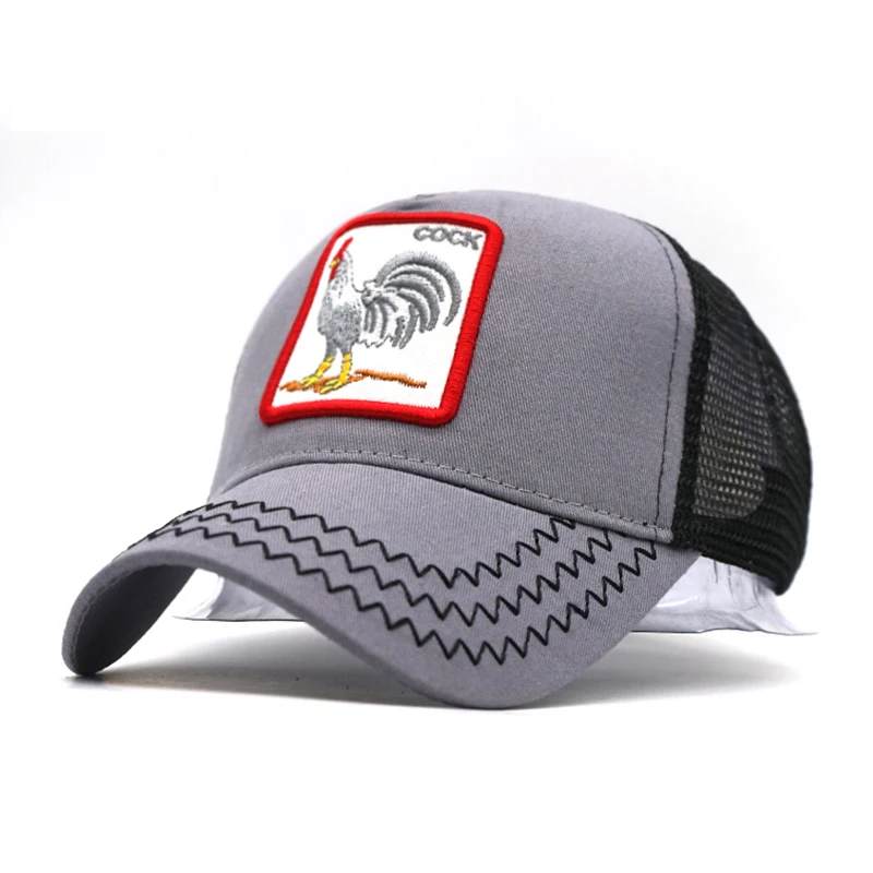 

Newest Wholesale Fashion Breathable Mesh Embroidery Baseball Cap Trucker Hat For Men