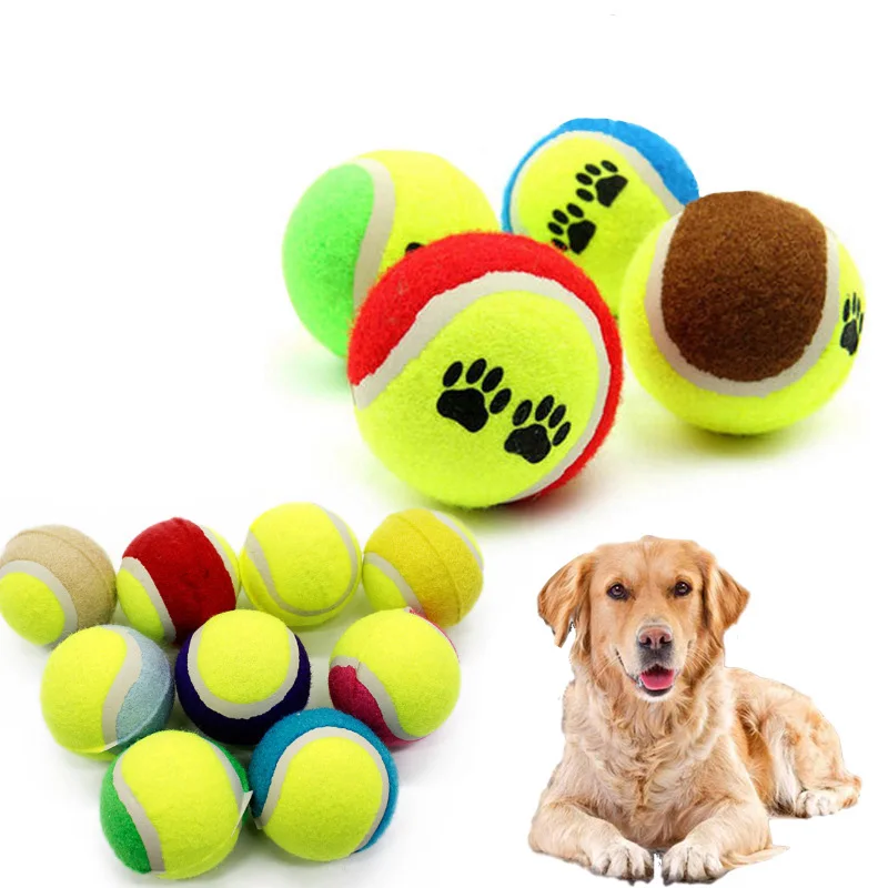 

Товары для домашних животных, теннисные игрушки для собак, мячики, эластичный мяч для дрессировки собак, мяч для жевания щенков, забавные ин...