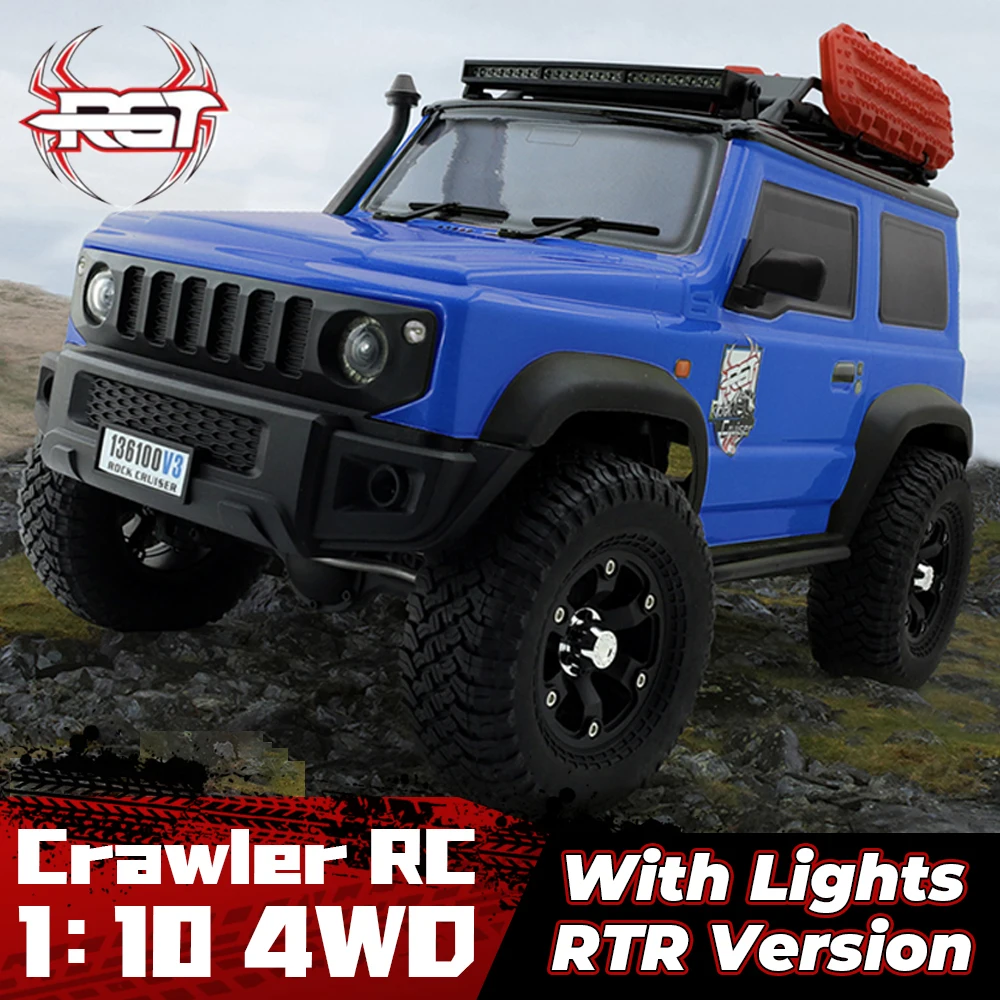 

RGT 1/10 4WD гусеничный восхождение Багги внедорожник RC пульт дистанционного управления Управление модель автомобиля 136100V3 для игрушка для дете...