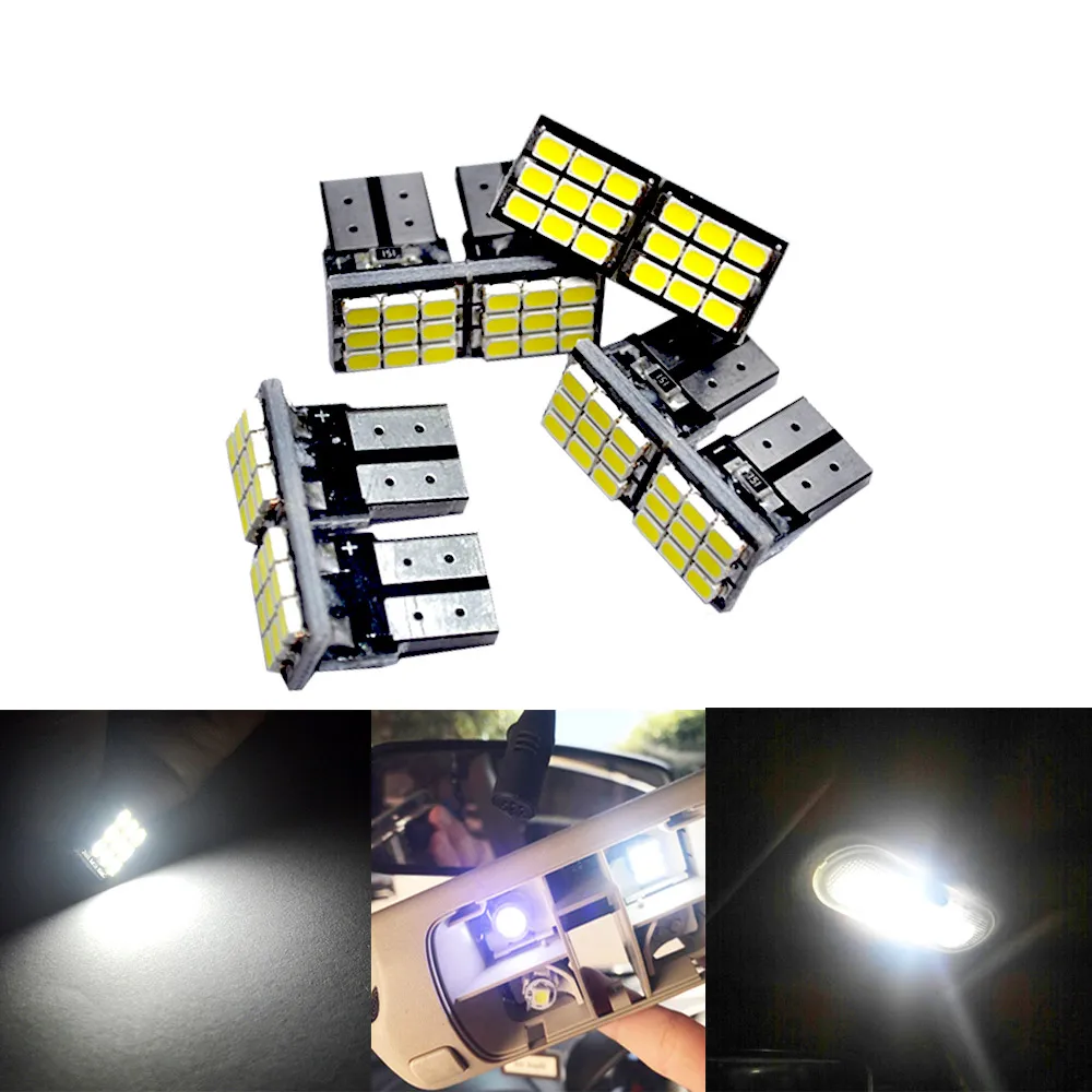 

4pcs Car T10 W5W 194 168 Led Light Turn Signal Dome Lamp Auto Mobile Marker Bulb Interior Lamps Backup Clearance Lighting DC 12V