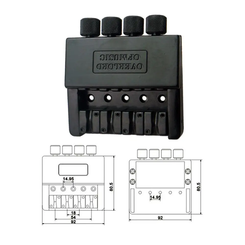 headless elektrische bass saitenhalter brücke set fixed hardtail sattel 4 string gitarre zubehör free global shipping
