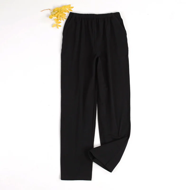 Классические мужские хлопковые Пижамные брюки Мужская одежда для сна 21045 |