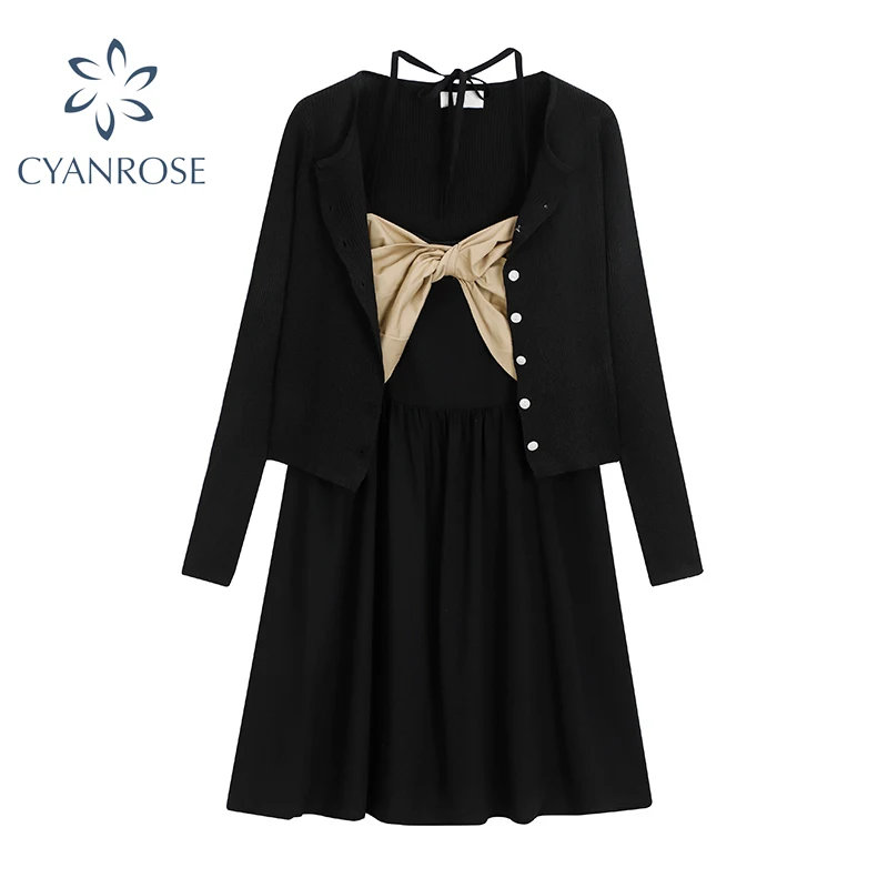 Сексуальное вечервечерние женское платье из двух предметов осень 2021 модный