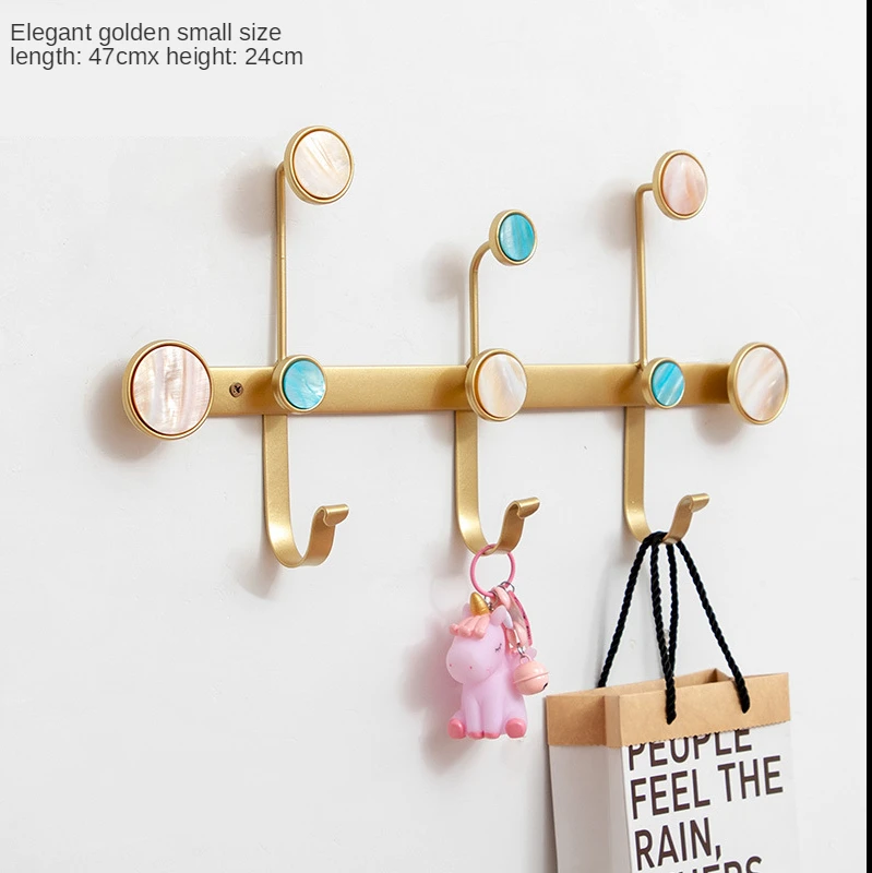 

Nordic Style Iron Wall Shelf Wall Bracket Hanging Wall Decoration Shelf With Hook Sundries Storage Rack Hanger Organizer ZH406