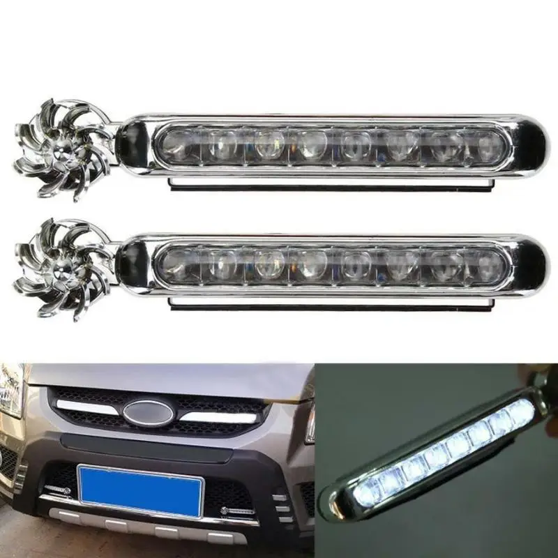 2 шт. автомобильный беспроволочный ветровой светодиодный светильник на голову